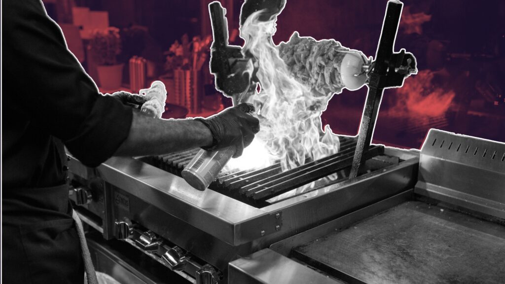 chef showing his skills in video ad creation for chef job listings