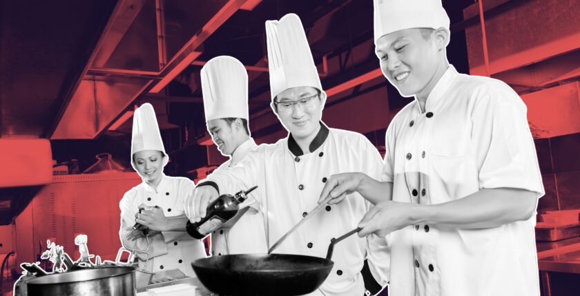 agency recruiter reviewing segmented chef pipeline spreadsheet