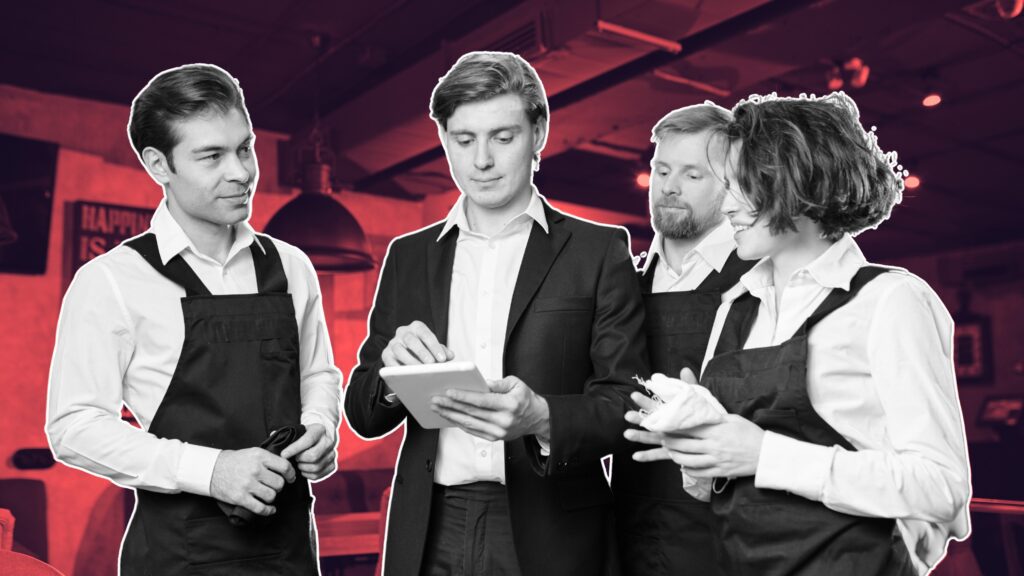 chef reading job ad on tablet with headline “AI-Optimized Chef Job Ads”