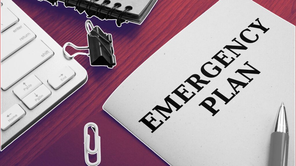 hospitality kitchen emergency plan template